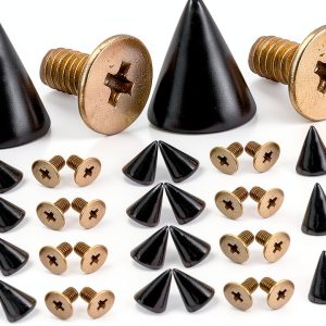 Metal Screwback Rivets for DIY Projects Studded Phone Case Screws Punk-0