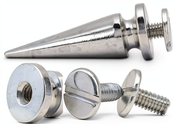 Metal Rivet Stud Set 10x26mm 10 Pack DIY Leather Bags Shoes-5