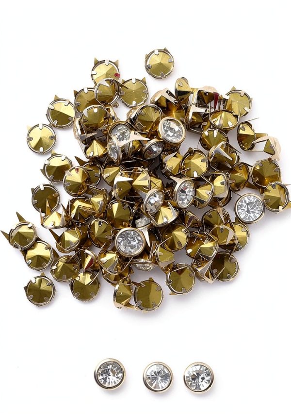 Fayelume 10 MM Metal Studs Spots Rivet Caps for Clothing & Leather-2