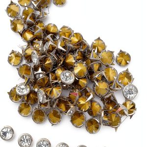 Fayelume 10 MM Metal Studs Spots Rivet Caps for Clothing & Leather-0