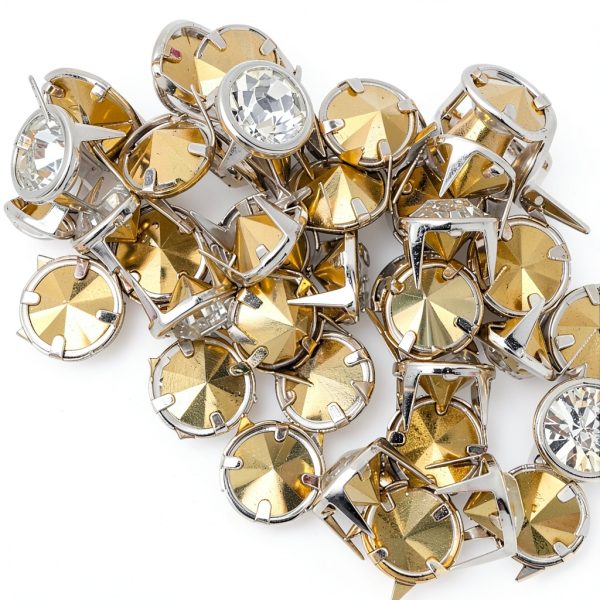 Fayelume 10 MM Metal Studs Spots Rivet Caps for Clothing & Leather-6