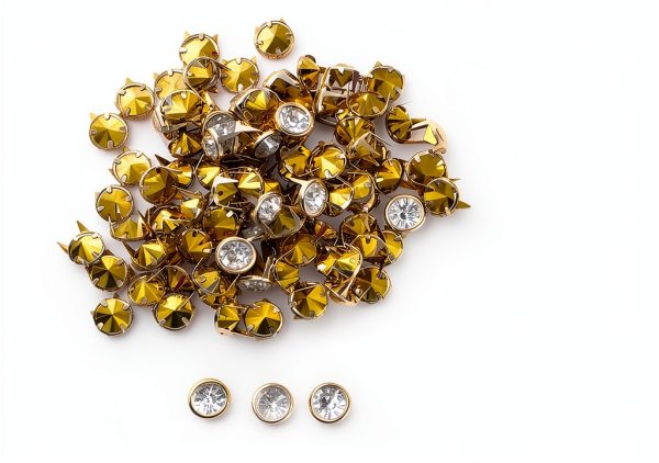 Fayelume 10 MM Metal Studs Spots Rivet Caps for Clothing & Leather-4