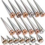 Craft Rivet Punk Studs Spikes for Clothing – Heavy Metal Sharp Design-0