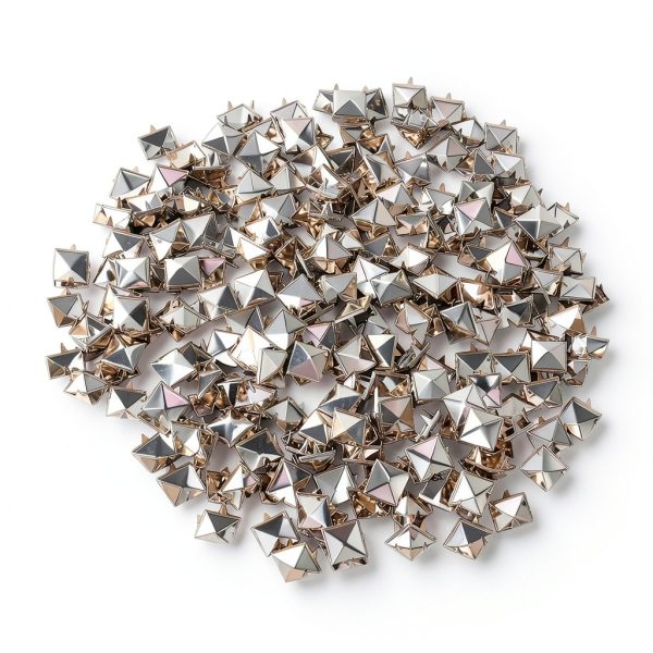Square Metal Studs Stylish Punk Rivets Versatile Decorative Clothing Shoes Bags Decorations-4