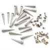 Craft Rivet Punk Studs Spikes for Clothing – Heavy Metal Sharp Design-3