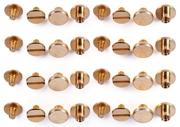 Solid Brass Button DIY 5/6mm & 5/8mm Studs for Luggage, Shoes, Hats-2