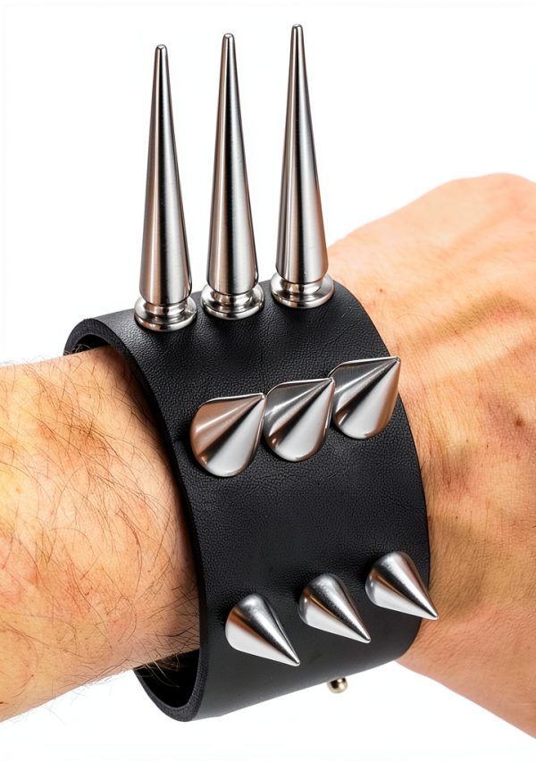 Craft Rivet Punk Studs Spikes for Clothing – Heavy Metal Sharp Design-2