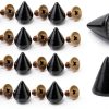Metal Screwback Rivets for DIY Projects Studded Phone Case Screws Punk-6