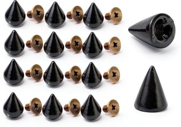 Metal Screwback Rivets for DIY Projects Studded Phone Case Screws Punk-6