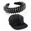 1 Yard Plastic Black Spikes Meyeyaia Rivet Studs for DIY Clothing-4