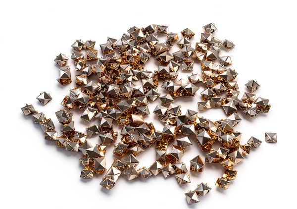 Square Metal Studs Stylish Punk Rivets Versatile Decorative Clothing Shoes Bags Decorations-6