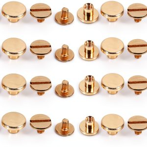 Solid Brass Button DIY 5/6mm & 5/8mm Studs for Luggage, Shoes, Hats-0