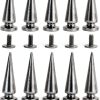 Metal Rivet Stud Set 10x26mm 10 Pack DIY Leather Bags Shoes-0