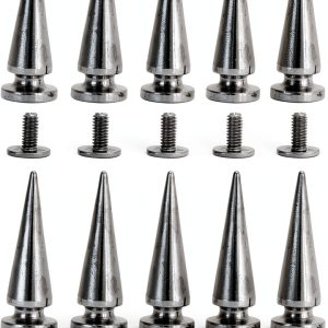 Metal Rivet Stud Set 10x26mm 10 Pack DIY Leather Bags Shoes-0